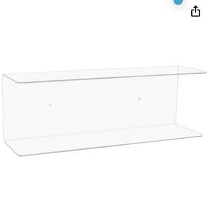 Premium 2 Tier Floating Acrylic Shelf, Bathrooms, Kitchen & Office (24 Inch)